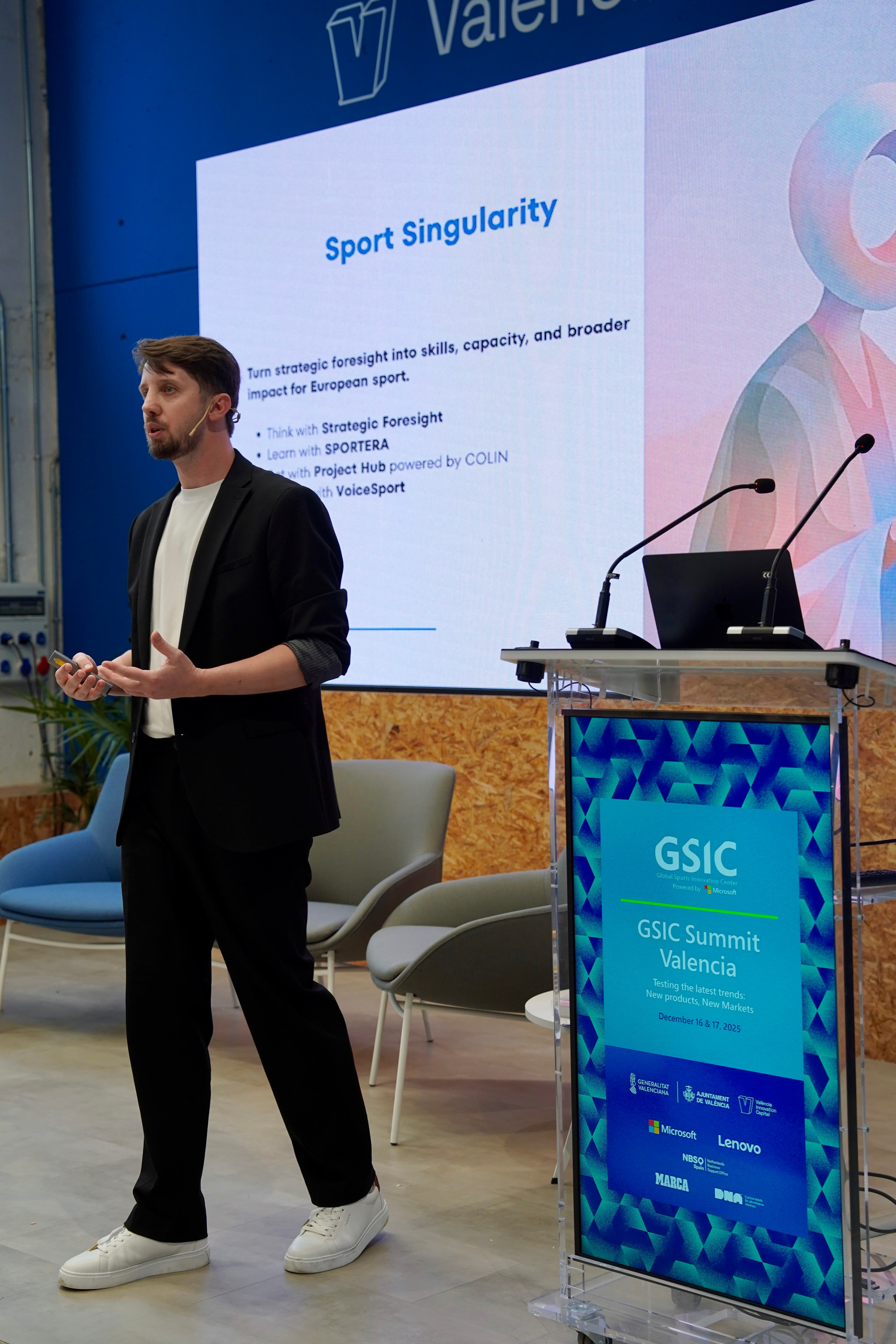 Håkon Ege, founder of Sport Singularity