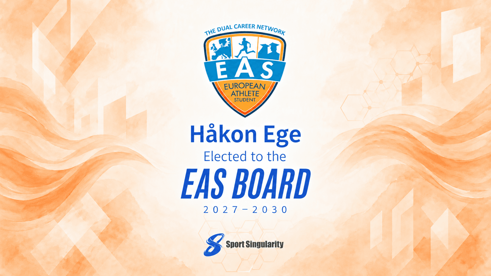 Håkon Ege Elected to the EAS Board for 2027–2030