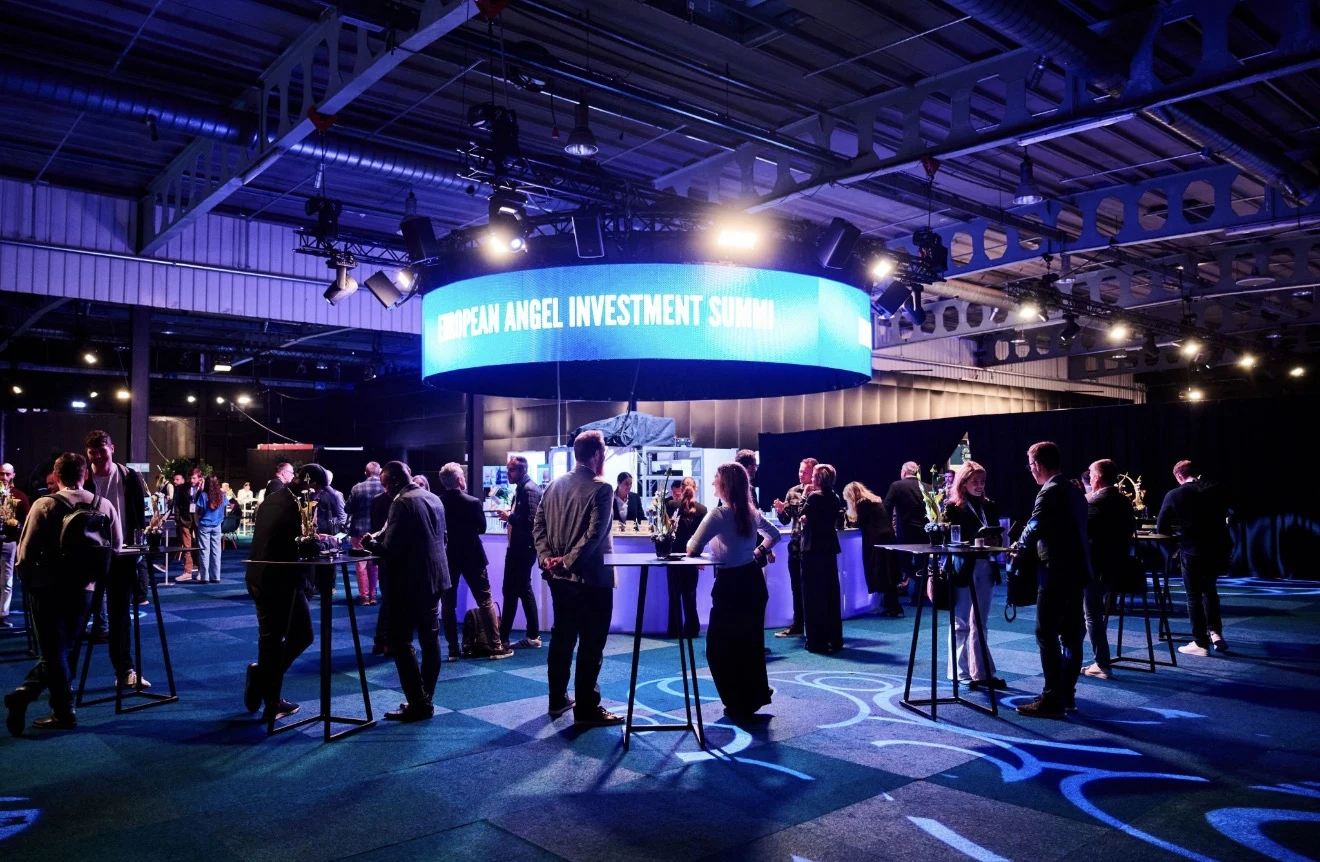 Participants meeting and exchanging ideas at the European Angel Investment Summit in Luxembourg.